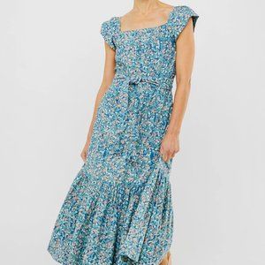 Mirth Caftan Dress - Provence in saltwater - MAKE AN OFFER!